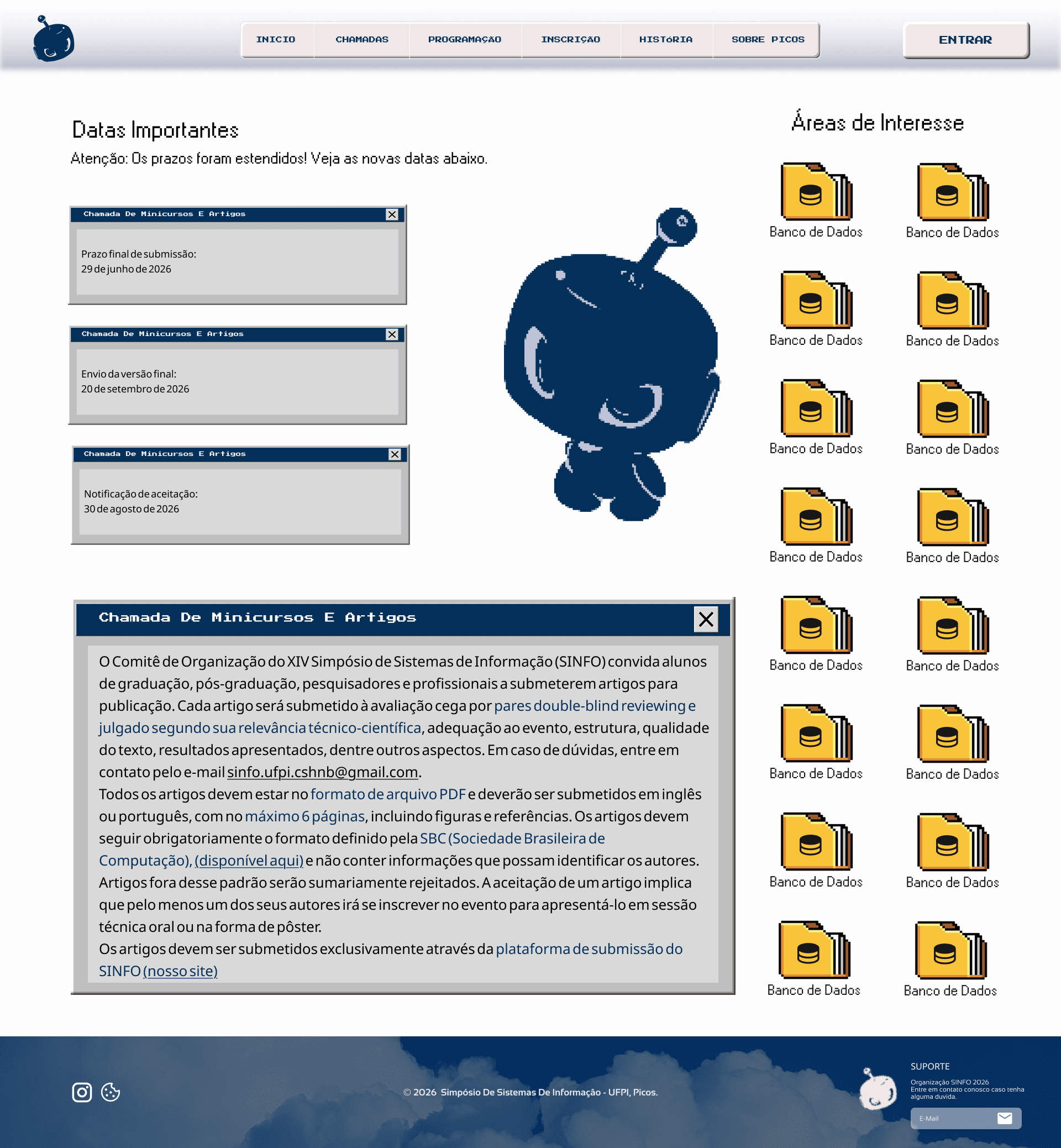 Sinfo 2026 - tela 3